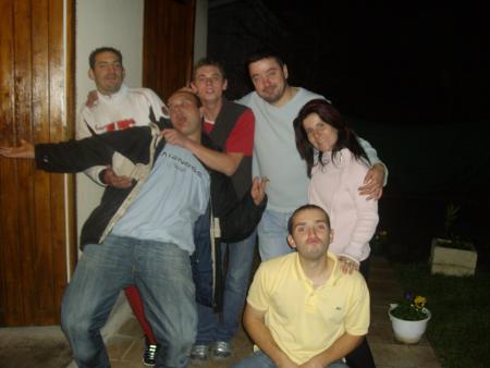 Nico, Mickey, Maxou, Fr�do, Zaza & Aur�lien...., le 15 Novembre 2008....., pour les 21 Ans d'Aur�lien