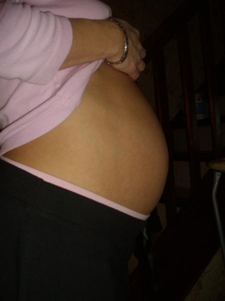 Zaza...., le 1er D�cembre 2008...., Fin du 7�me Mois de Grossesse